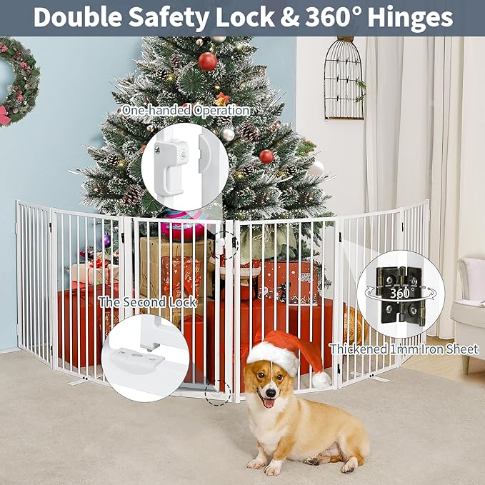 Metal Freestanding Dog Gates - Image 3