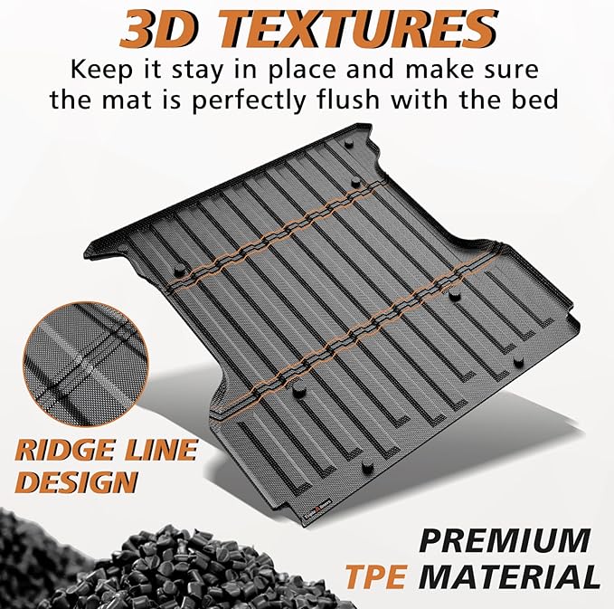 TripleAliners Truck Bed Mat Compatible - Image 2