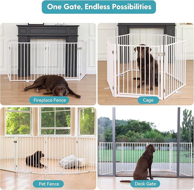 No Pawblems Free Standing Dog Gate - Image 7