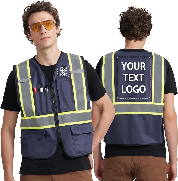 A-KSAFETY Custom High Visibility Reflective Safety Vest by Unknown