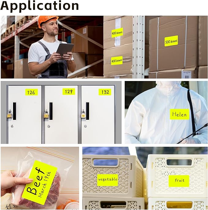 PARLAIM 3 X 5 Inch 1000Per/4Rolls Rectangle Inventory Color Coding Labels - Image 6