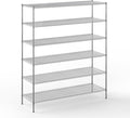 24" Deep x 72" Wide x 86" Height Wire Shelving Kit | 6-Tier | NSF Commercial by Regal+Altair