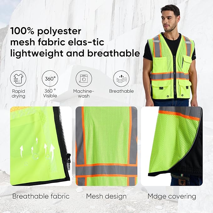 SRsafety High Visibility Vest, Security Vest - Image 5