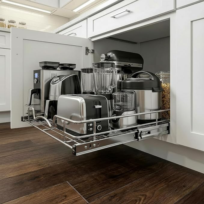 HOLDN’ STORAGE Pull Out Cabinet Organizer, Heavy Duty Caddy w/Lifetime Limited - Image 7