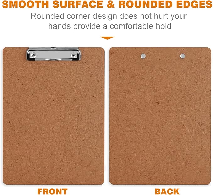 Clipboard, HERKKA 15 Pack Hardboard Office Clipboards Standard A4 Letter Size - Image 4