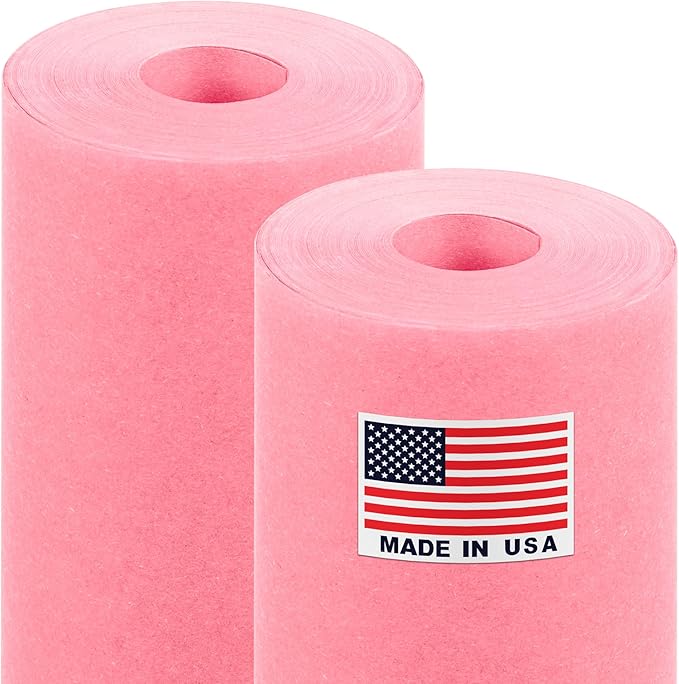 18" x 1200" Pink Kraft Paper Roll by Paclord