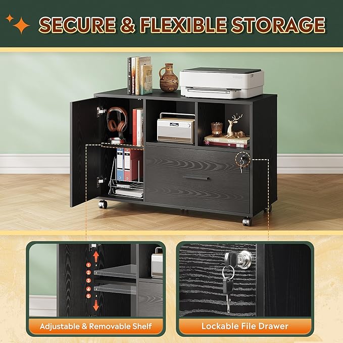 DEVAISE Office File Cabinet - Image 6