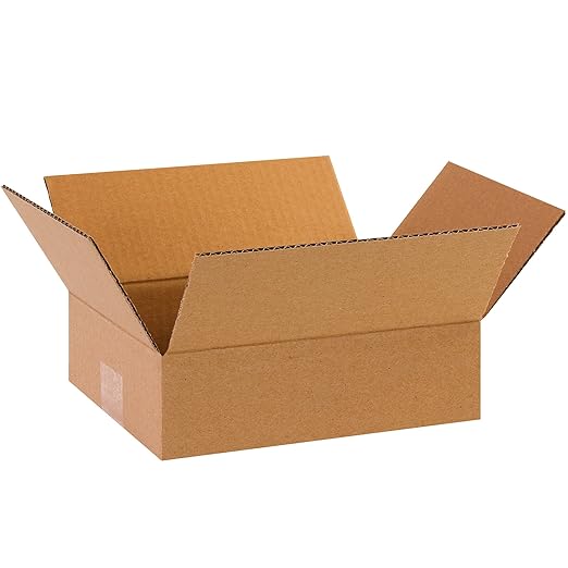 Tape Logic Shipping Boxes Flat 10"L x 8"W x 3"H, Moving and Storage by TapeLogic