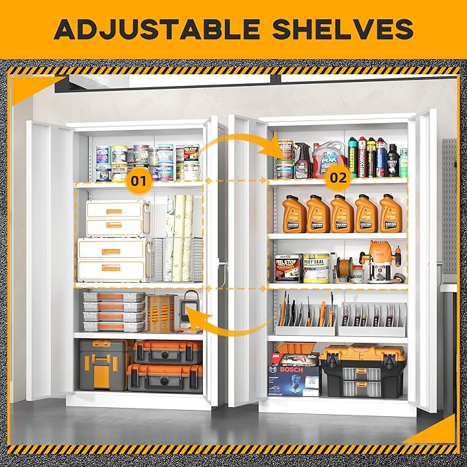 Greenvelly Metal Storage Cabinet - Image 3