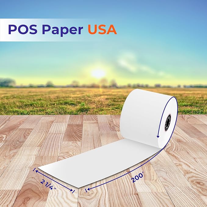 2 1/4" x 200' Thermal Paper - Image 3