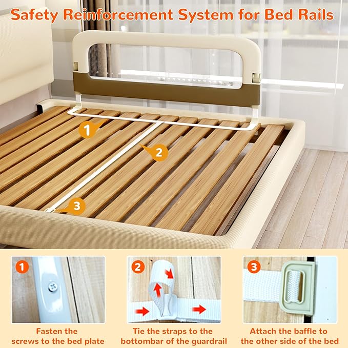 Bed Guard Rail for Toddlers - Image 7