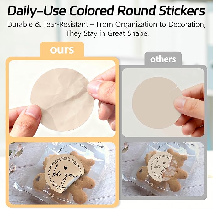2 inch Dot Stickers Labels Circle Garage Sale Sticker 750Pcs Round Thermal - Image 6