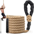 Climbing Rope Gym Workout - 10FT 15FT 20FT 25FT 30FT 35FT Heavy Duty Jute Thick by HOME
