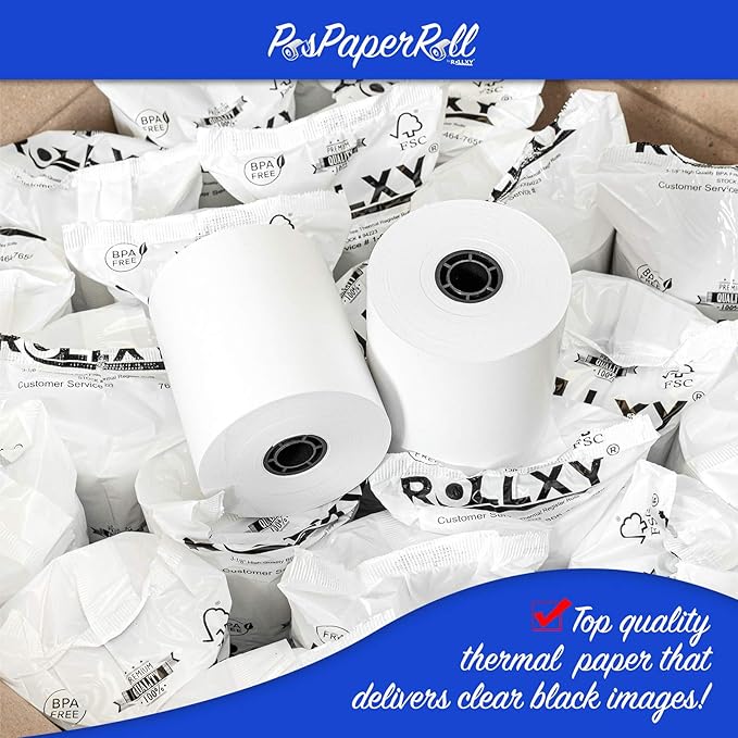 3-1/8 X 230 Thermal Paper Compatible - Image 4