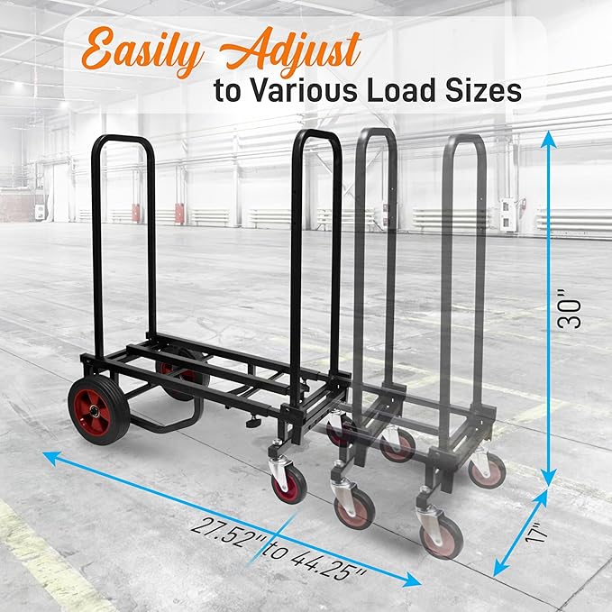 Pyle Adjustable Professional Equipment Multi-Cart - Image 2