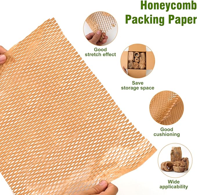 Honeycomb Packing Paper 12" X 200 FT Packing Material - Image 5