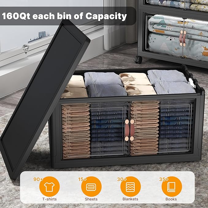 Extra Large Stackable Storage Bins - Image 7