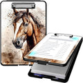 Clipboard with Storage, High Capacity Plastic Storage Clipboard with Pen Holder by Qindaiwen