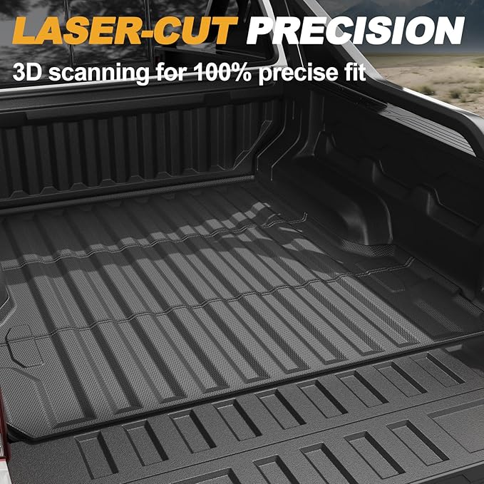 Truck Bed Mat for 2026 2025 2024 Toyota Tacoma, All Weather Truck Bed Liner for - Image 2