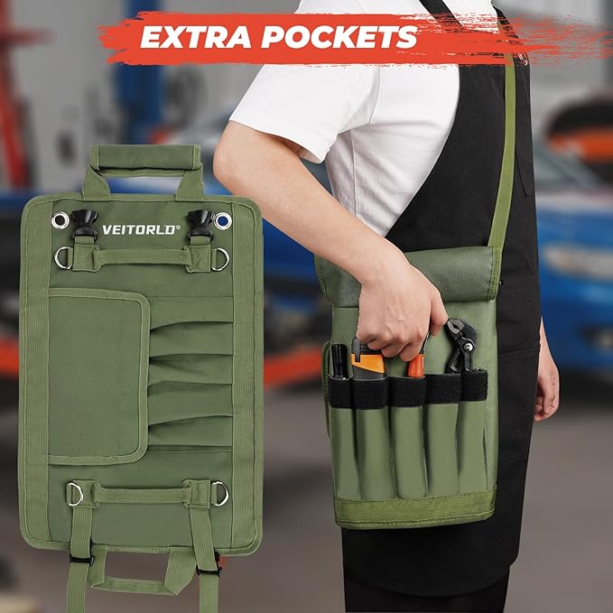 Roll Up Tool Bag, Gifts for Men Dad Husband Him Christmas, Mens Stocking - Image 5