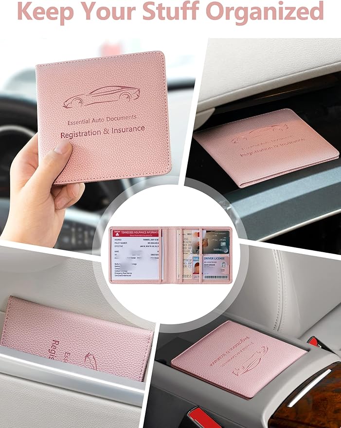 Mymazn Car Registration & Insurance Holder - Image 6