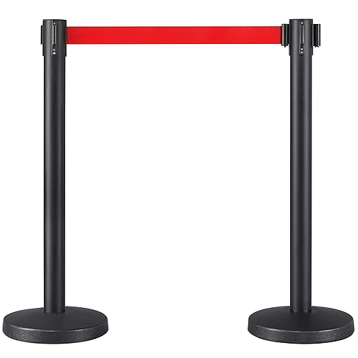 Yaheetech 2-Pack Stanchion Post Rope Barriers by Yaheetech
