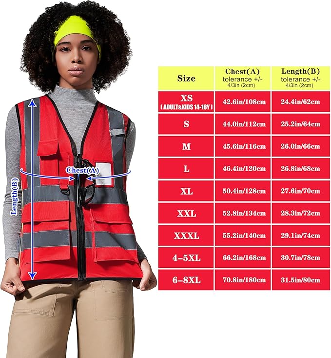 A-SAFETY High Visibility Reflective Safety Vest Customize Logo - Image 5