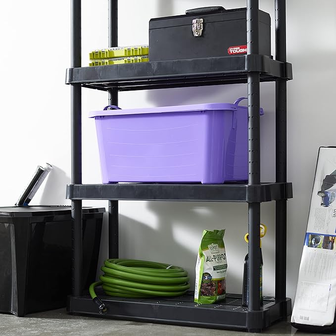 Life Story 12 Pack Light Duty Stackable Storage Bin, 55 Quart Home Organizer - Image 7