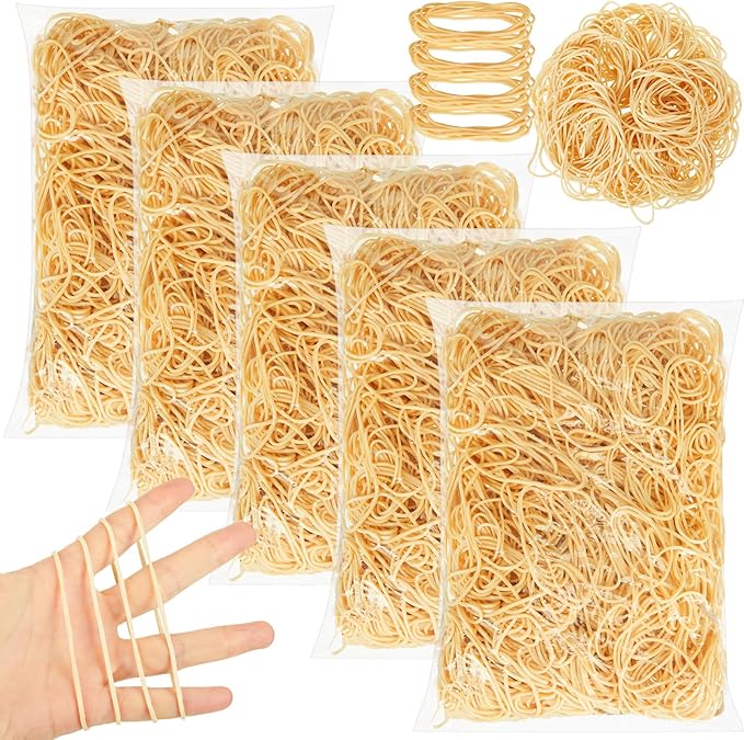 Marspark Rubber Bands Bulk Elastic Rubber Bands 5 lb File Folder Strong Elastic by Marspark