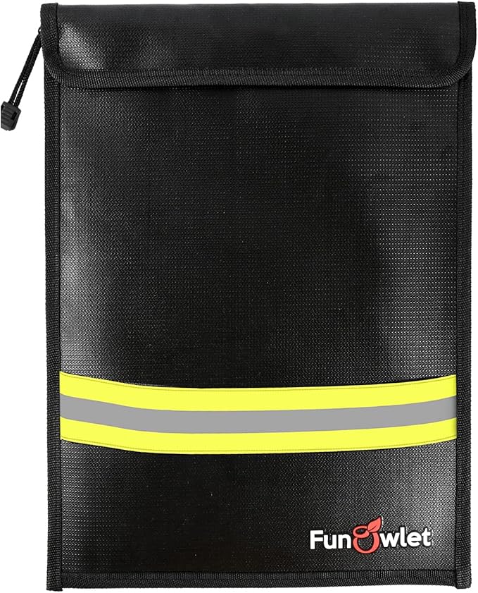 Fireproof Waterproof Money Document Bag by FunOwlet
