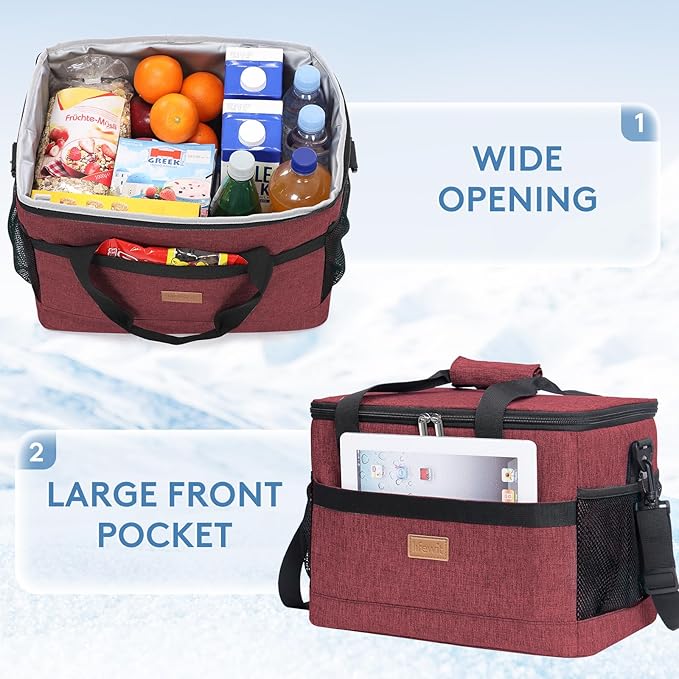 Lifewit Cooler Bag 30/50/60 Cans Collapsible and Insulated Large Lunch Bag - Image 5