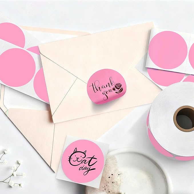 2 inch Dot Stickers Labels Circle Garage Sale Sticker 750Pcs Round Thermal - Image 7