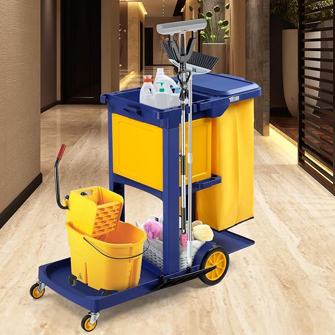 TUFFIOM Multifunctional Janitorial Cart - Image 3