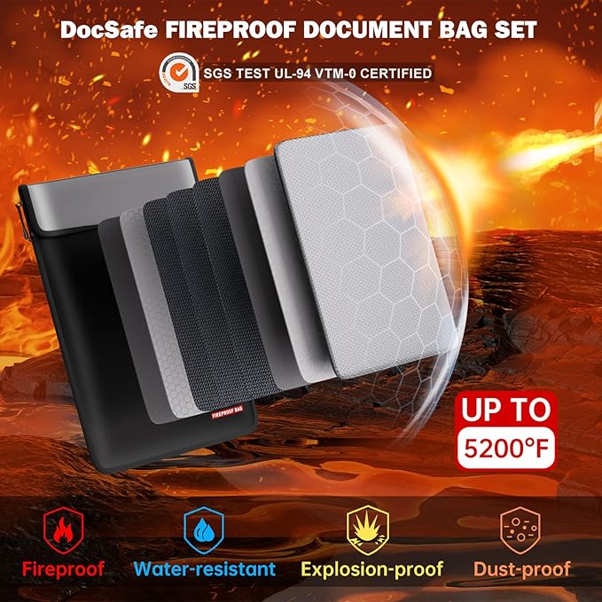 DocSafe Fireproof Document Bag - Image 2