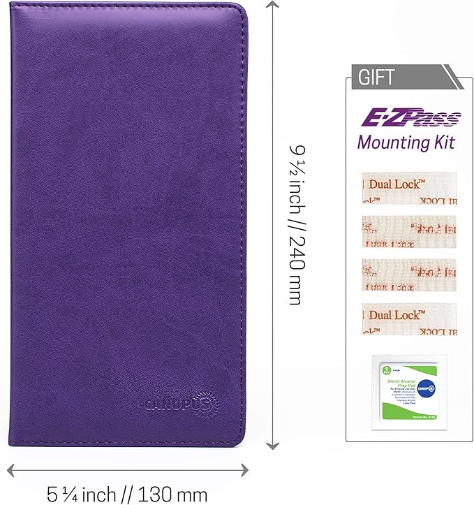 CANOPUS Car Registration and Insurance Holder, PU Leather Card Holder, Vehicle - Image 7