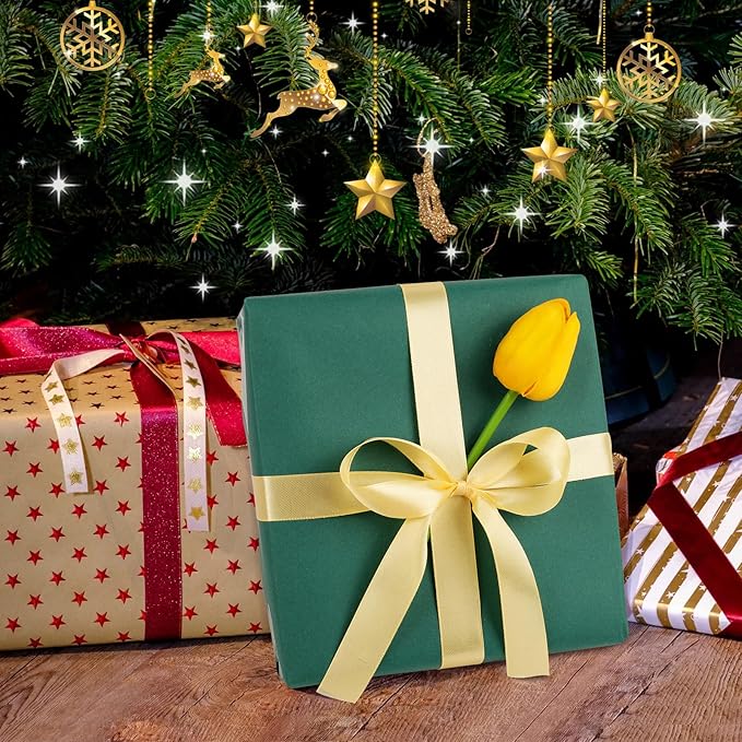 Vanhench Light Green Wrapping Paper 17.5" x 963", Solid Color Art Kraft Craft - Image 3