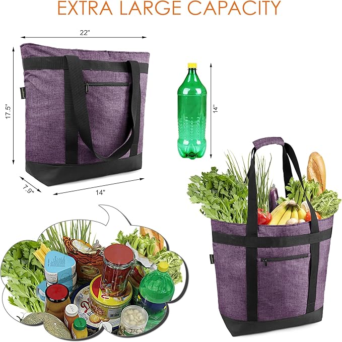 BeeGreen Cooler Bag Soft Leakproof Insulated Tote - Image 4