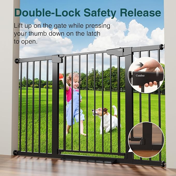 Cumbor 29.7-54.2" Wide Baby Gate - Image 7