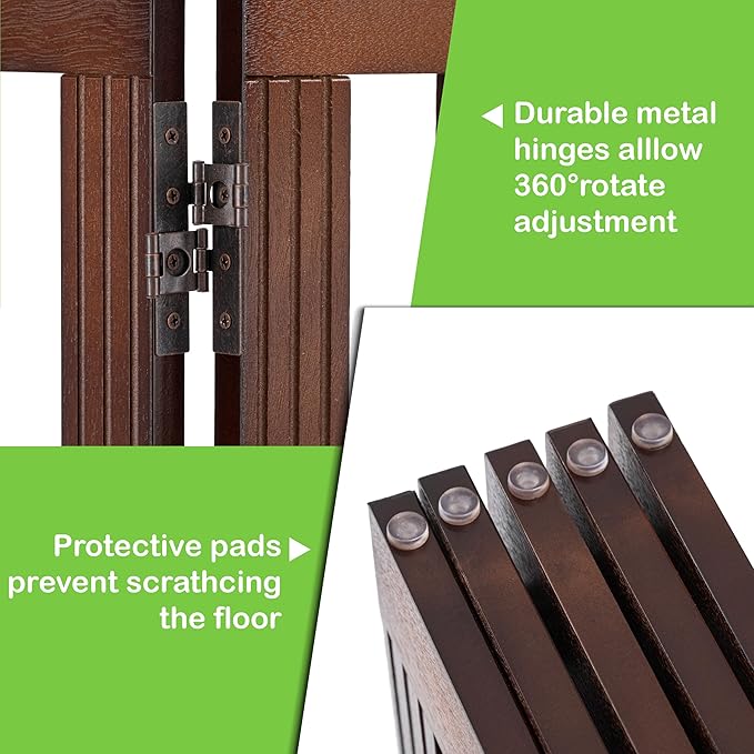 SPIRICH 120" Extra Wide 28" Tall Dog Gate Indoor, Dog Gates - Image 7