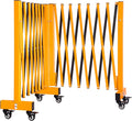 16.5FT Expandable Barricade Gate, Expandable Metal Barricade Gate Alloy Fence by LTSEAME