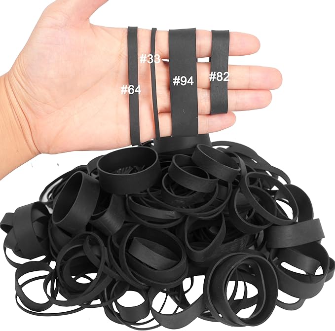 Rubber Bands Assorted Sizes Black Elastic Bands Tactical rubber band - Image 4