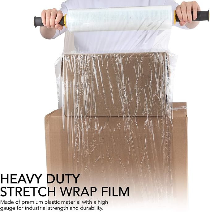 Modern Innovations 15 Inch Clear Stretch Wrap Roll - Image 5