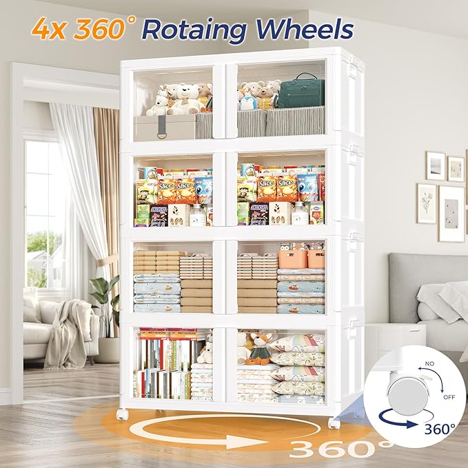 200Qt Large Stackable Storage Bins - Image 6