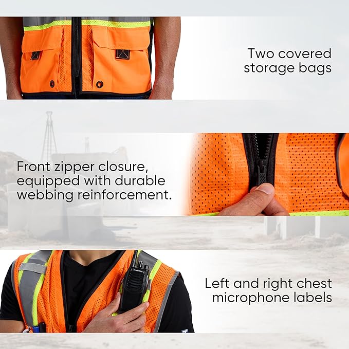 SRsafety High Visibility Vest, Security Vest - Image 4