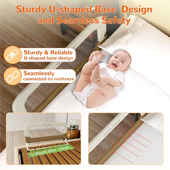 Bed Guard Rail for Toddlers - Image 4
