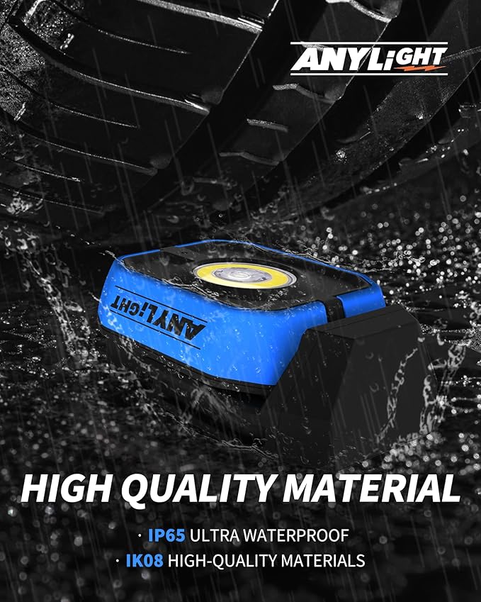 Led Work Light with 4 Modes, 1200LM Portable COB Magnetic Light, 3350mAh - Image 6