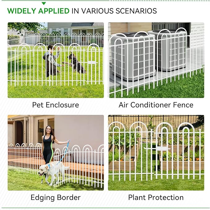 10 Panels Decorative Garden Fence - Image 7