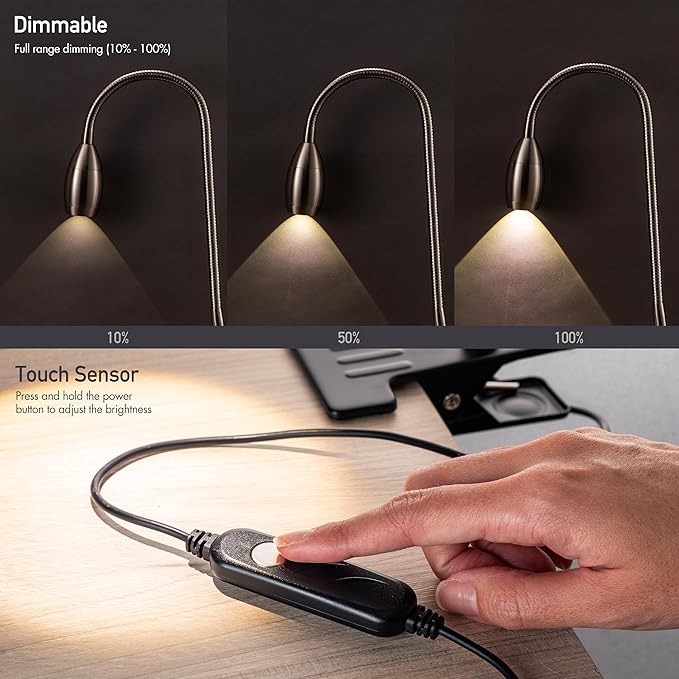 O'Bright Lumos - Versatile Clip-on Lamp: Zoomable Spotlight, Dimmable LED - Image 4