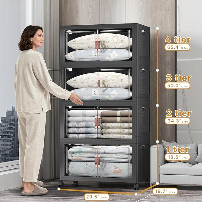 Extra Large Stackable Storage Bins - Image 2