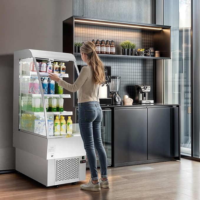 WILPREP Commercial Display Refrigerator, Grab and Go Display Refrigerator - Image 2
